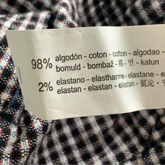 Zara Plaid Drawstring Chino Trouser Pant - Picture 12 of 12